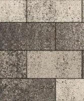 Тротуарная плитка Прямоугольник 600х300х80 мм, Антрацит