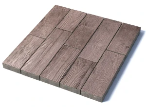 Тротуарная плитка Арбор, 60 мм, Орех