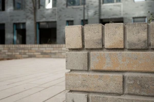 Облицовочный порядовочный вибропрессованный кирпич, Базальт