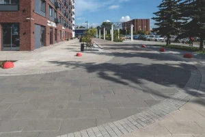 Купите квадратную тротуарную плитку от производителя «Поревит»