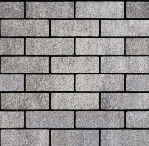 Облицовочный угловой вибропрессованый кирпич, полный прокрас, Шунгит