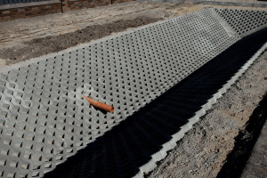 Газонная решетка, 80 мм, серый