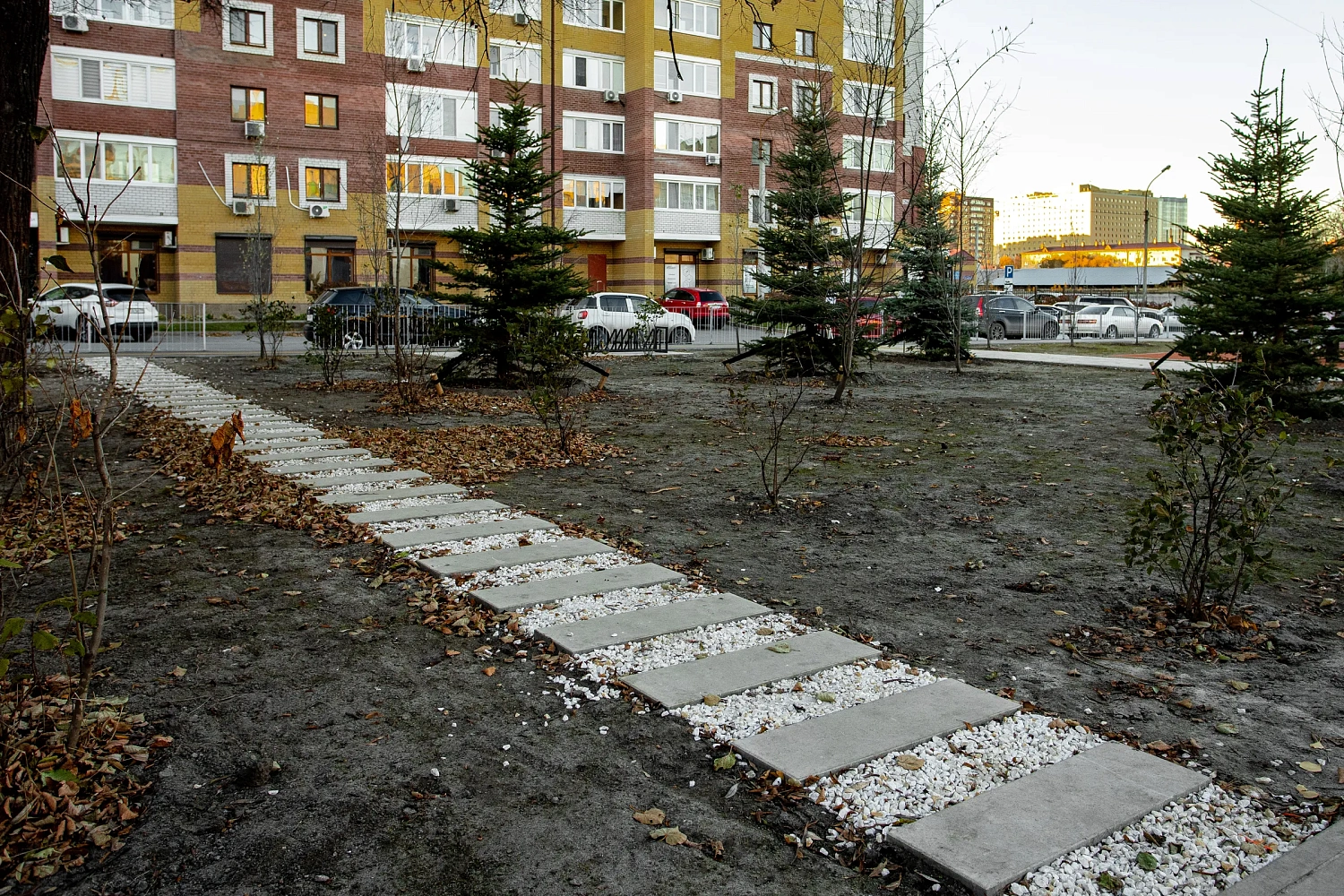 Сквер Отрядов мэра в Тюмени