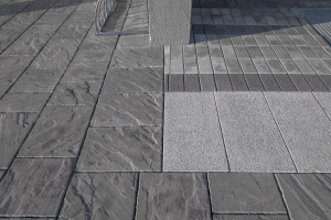 Гладкая серая тротуарная плитка от производителя