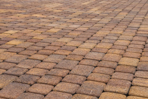 Тротуарная плитка Классико, цвет - гранит н/м листопад, осень