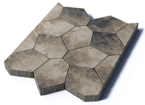 Тротуарная плитка Туртур, 80 мм, Старый замок